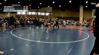 100 lbs Cons. Semi - Lee Gervais III, Holy Cross vs Cayden Bagley, Woodland Wrestling