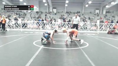 138 lbs Consi Of 32 #2 - Dominic Kyser, ME vs Sawyer Johnson, GA