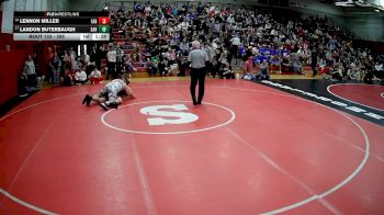 285 lbs Champ. Round 1 - Landon Buterbaugh, Somerset Area Hs vs Lennon Miller, Freedom Area Hs