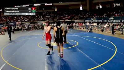 G 132 lbs Quarterfinal - Mariana Solis, Lafayette Girls vs Matty Stutes, Acadiana Girls