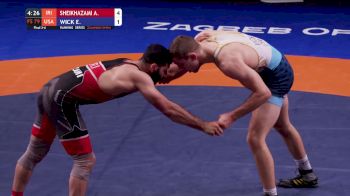 79 kg Bronze - Evan Wick, USA vs Abdollah Sheikhazami, IRI