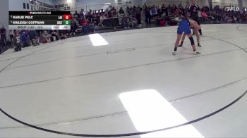 123 lbs Cons. Round 2 - Kinleigh Coffman, Kearney Girls vs Karlie Pelc, Lakeview