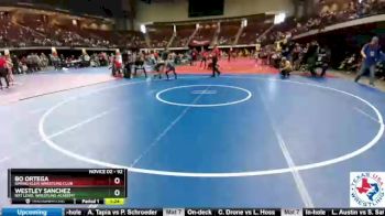 92 lbs Round 2 - Bo Ortega, Spring Klein Wrestling Club vs Westley Sanchez, NXT Level Wrestling Academy