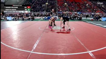 3A 144 lbs Cons. Round 2 - Ashtyn Crapo, Ririe vs Tanner Williams, Kellogg