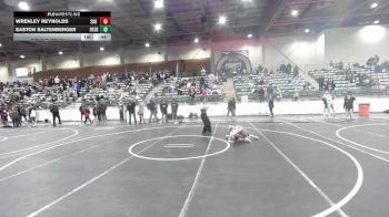 49 lbs Round Of 32 - Wrenley Reynolds, 208 Badgers vs Easton Saltenberger, Patriot Mat Club