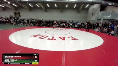 100 lbs Cons. Round 6 - Bree Padilla, Cheyenne East vs Ari Chiaramonte, Lewis-Palmer