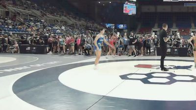 130 lbs Cons. Sub-rd Of 16 - Sydney Tarlow, California vs Allison Hegg, Virginia