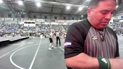 145 lbs Round Of 32 - Liam Adams, Erwin Middle School vs Damicio Rael, Sierra Grande Panthers