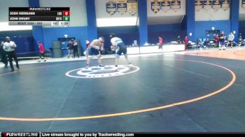 285 lbs Champ. Round 1 - Josh Hermann, Liberty vs John Drury, Noke Wrestling RTC