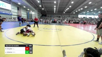 182 lbs Rr Rnd 1 - Hunter Snyder, All-American Wrestling Club vs Jesse Adams, Prestige Worldwide