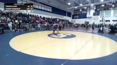 165 lbs Cons. Round 2 - Ehren Thompson, Chaparral vs Mason Eligio, Ayala