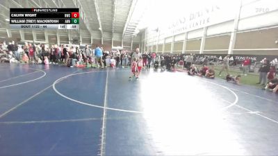 44 lbs Semifinal - William (Trey) Mackintosh, Aviator Wrestling Academy vs Calvin Wight, Northside Wrestling Club