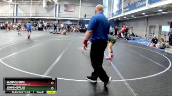 68 lbs Round 3 (4 Team) - Jackson Bish, Ragin Raisins Catawba vs John Neville, U2 Uprising Blue
