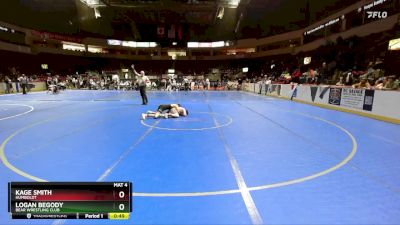 111 lbs Cons. Round 3 - Logan Begody, Bear Wrestling Club vs Kage Smith, Humboldt