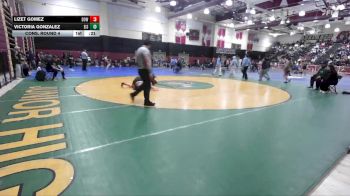 120 lbs Cons. Round 4 - Victoria Gonzalez, Eisenhower vs Lizet Gomez, Downey