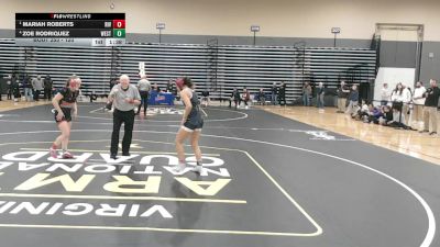 120 lbs Semifinal - Mariah Roberts, Riverheads vs Zoe Rodriquez, Westfield