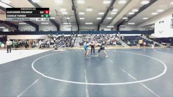 285 lbs Finals (2 Team) - Alexander Goldman, Case Western vs Charlie Turner, Ithaca