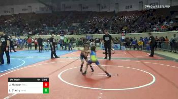 60 lbs 5th Place - Jesse Henson, Berryhill Wrestling vs Levi Cherry, Newcastle Youth Wrestling