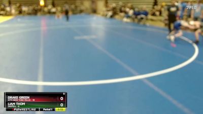 70 lbs Semis (4 Team) - Drake Green, NYM (New York Mills) vs Liam Thom, Sartell