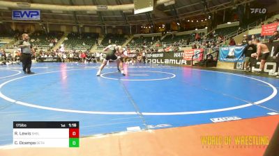 175 lbs Round Of 16 - Rosco Lewis, Shelton Wrestling Academy vs Caleb Ocampo, Dethrone