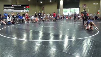 125 lbs Round 2 (6 Team) - Mason Ganey, Alabama Elite Blue vs Karson Rozas, Louisiana Mudbugs