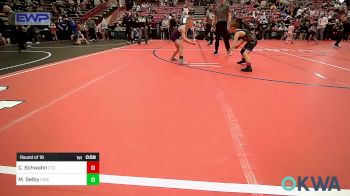 55 lbs Round Of 16 - Christian Schwahn, Chandler Takedown Club vs Maverick Selby, Chickasha Youth Wrestling