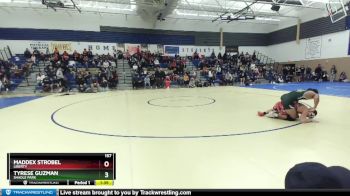 157 lbs Semifinal - Tyrese Guzman, Shadle Park vs Maddex Strobel, Liberty