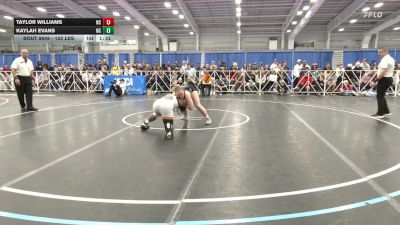 152 lbs Final - Taylor Williams, NC vs Kaylah Evans, NC