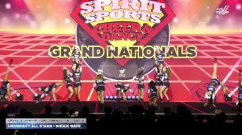 University All Stars - Shock Wave [2026 L3 Junior - D2 - Small - B Day 3] 2026 Spirit Sports Grand Nationals