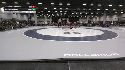 175 lbs 1st Place Match - Matthew Mann, Broken Arrow Wrestling Club vs Zandon Hopson, Reddot Wrestling Club