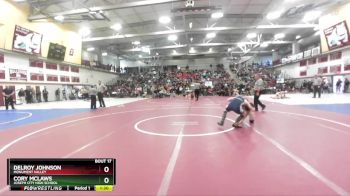 120 lbs Champ. Round 1 - Cory McLaws, Joseph City High School vs Delroy Johnson, Monument Valley
