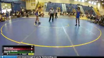 152 lbs Round 1 (8 Team) - Deacon DeLong, Attack vs Keith Cole, Heritage Wrestling Club