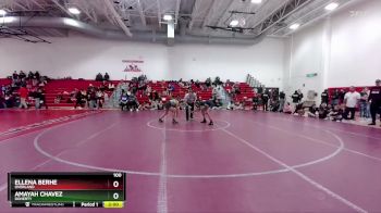 100 lbs 9th Place Match - Ellena Berhe, Overland vs Amayah Chavez, Doherty