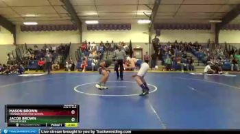 153 lbs Round 2 - Jacob Brown, Tongue River vs Mason Brown, Thunder Basin High School