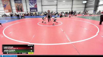 88 lbs Rd# 10- 4:00pm Saturday Final Pool - Liam Myles, NCWAY National Team vs Aiden Slimick, VA Team Predator