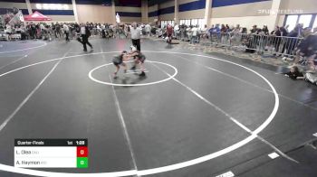 58 lbs Quarterfinal - Lillian Olea, Cali Warriors vs A'marie Haymon, Atc