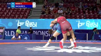 57 kg 1/4 Final - Aurora Russo, Italy vs Sofia Macaluso, United States