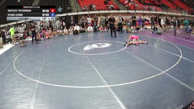 110 lbs Hayley Petersen, Montana Banditry HS Girls vs Kyra Cobb, Idaho 1 HS Girls