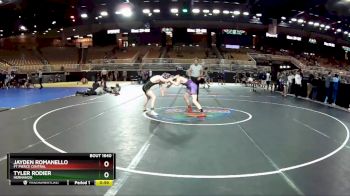 138 lbs Cons. Round 3 - Jayden Romanello, Ft Pierce Central vs Tyler Rodier, Hernando