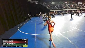 80-87 lbs Round 1 - Abigail Peterson, Big Game Wrestling Club vs Piper Phillips, Immortal Athletics WC