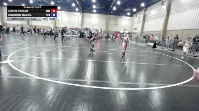 71 lbs Rr Rnd 4 - Austin Karlen, Black Flag Wrestling Academy vs Kingston Mason, Tampa Bay Tigers Wrestling