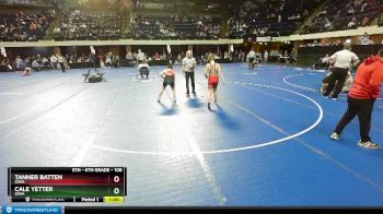 108 lbs Cons. Round 4 - Cale Yetter, Iowa vs Tanner Batten, Iowa