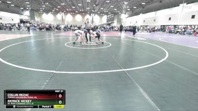 106C Champ. Round 1 - Collin Rezac, Topeka-Washburn Rural HS vs Patrick Hickey, St. Pius X (Kansas City) JV