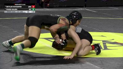 131 lbs Final - Skylar Schaefer, Apprentice (W) vs Paige Kalish, UCF (W)