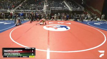 106 lbs Cons. Round 3 - Nazareth Anderson, Sheridan Wrestling Club vs Paxton Stienmetz, Touch Of Gold Wrestling Club