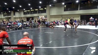 155 lbs Round 3 (6 Team) - Kinzley Johnson, Not Plain Jane`s vs Lainee Kidd, TN AAU- Chaos