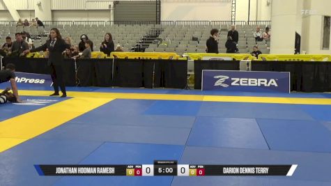 DARION DENNIS TERRY vs Jonathan Hooman Ramesh 2025 World IBJJF Jiu-Jitsu No-Gi Championship