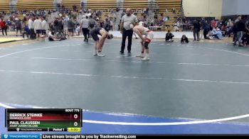 197 lbs Cons. Round 3 - Derrick Steinke, Minnesota State vs Paul Claussen, Joliet Junior College