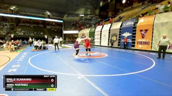 285 Class 2 lbs Cons. Round 2 - Emille Scanavino, Mexico vs Aden Martinez, Potosi