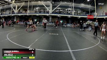 100 lbs Round 5 (8 Team) - Dek Wills, U2 Uprising Blue vs Connor Burrell, VA Patriots